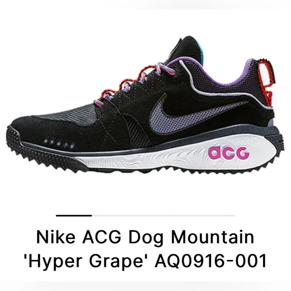 NIKE ナイキ　ACG DOG MOUNTAIN 26.5 Nike ACG Dog Mountain 'Black & Hyper Grape' Release Date